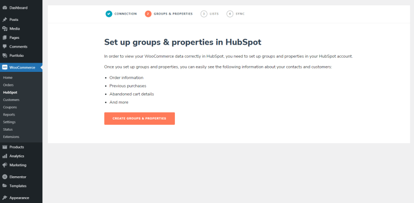 Set up groups and properties for your HubSpot account